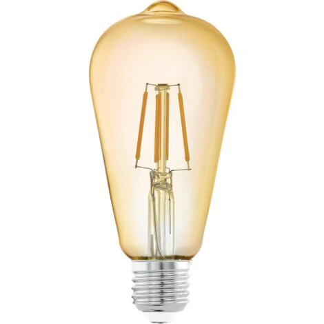 Lampadina E27 PERA 8W Vetro vintage