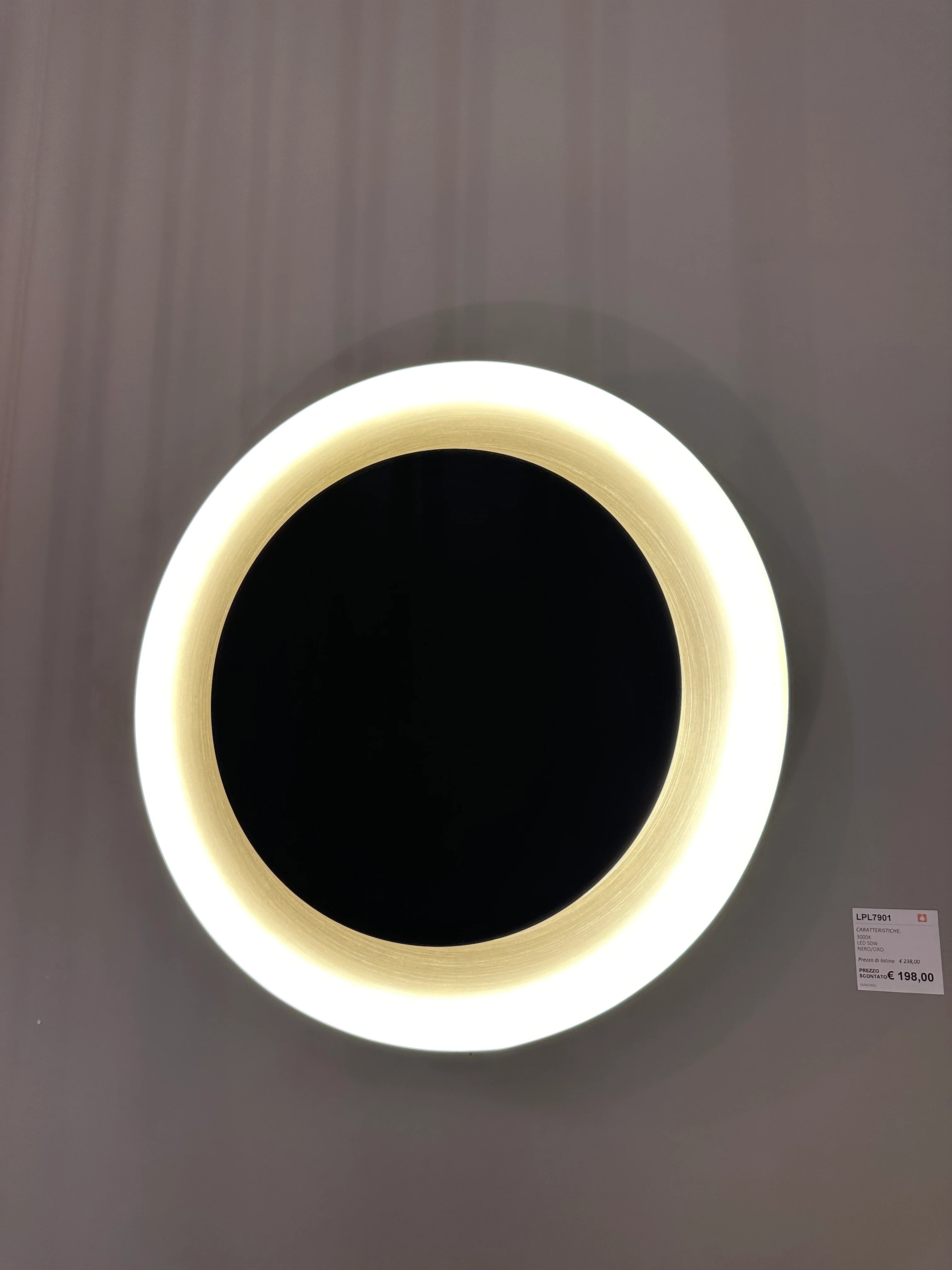 Plafoniera Aura - Oro e Nero - Image 2